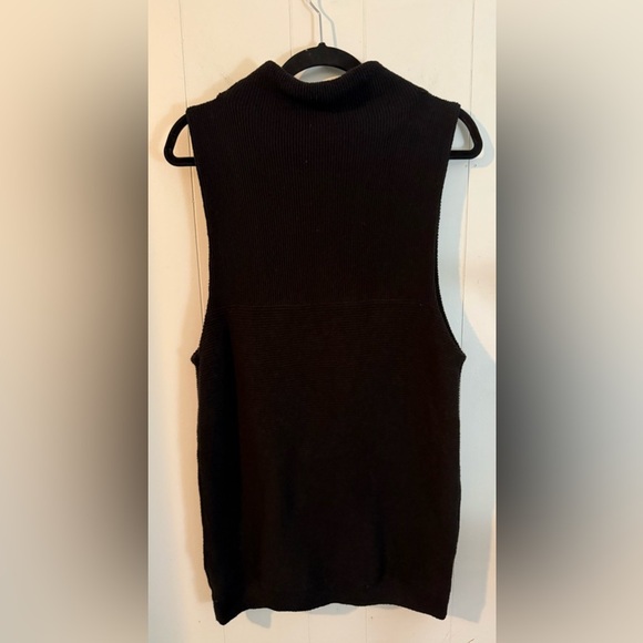 FREE PEOPLE MARY JANE MINI SWEATER DRESS BLACK, Size S - Picture 9 of 14